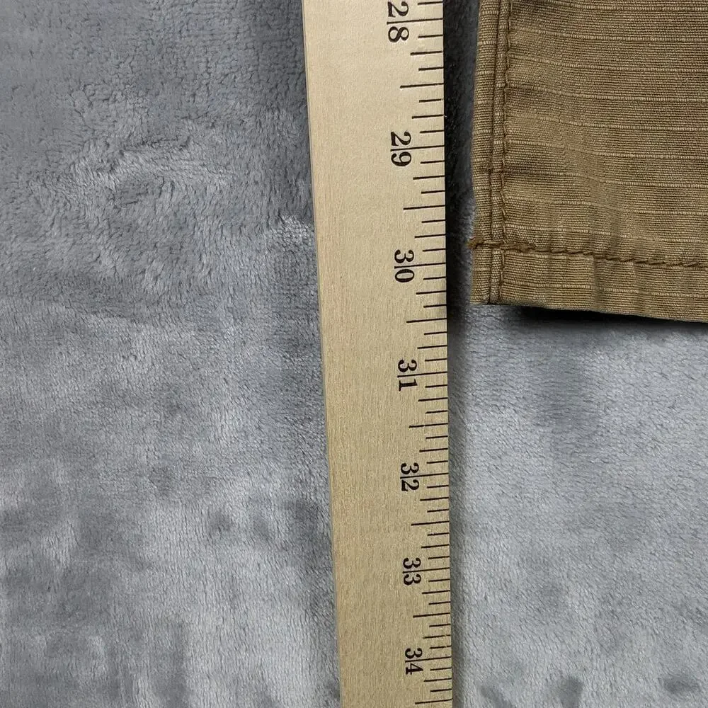 SOG Pants Mens 36 x 30 Khaki Double Knee Brown Ripstop Rugged Extra Pockets READ
